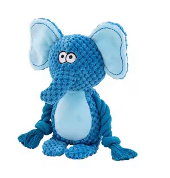 Corduroy Plush Squeaky Toy for Small Dogs - Soft & Durable Pet Chew Toy