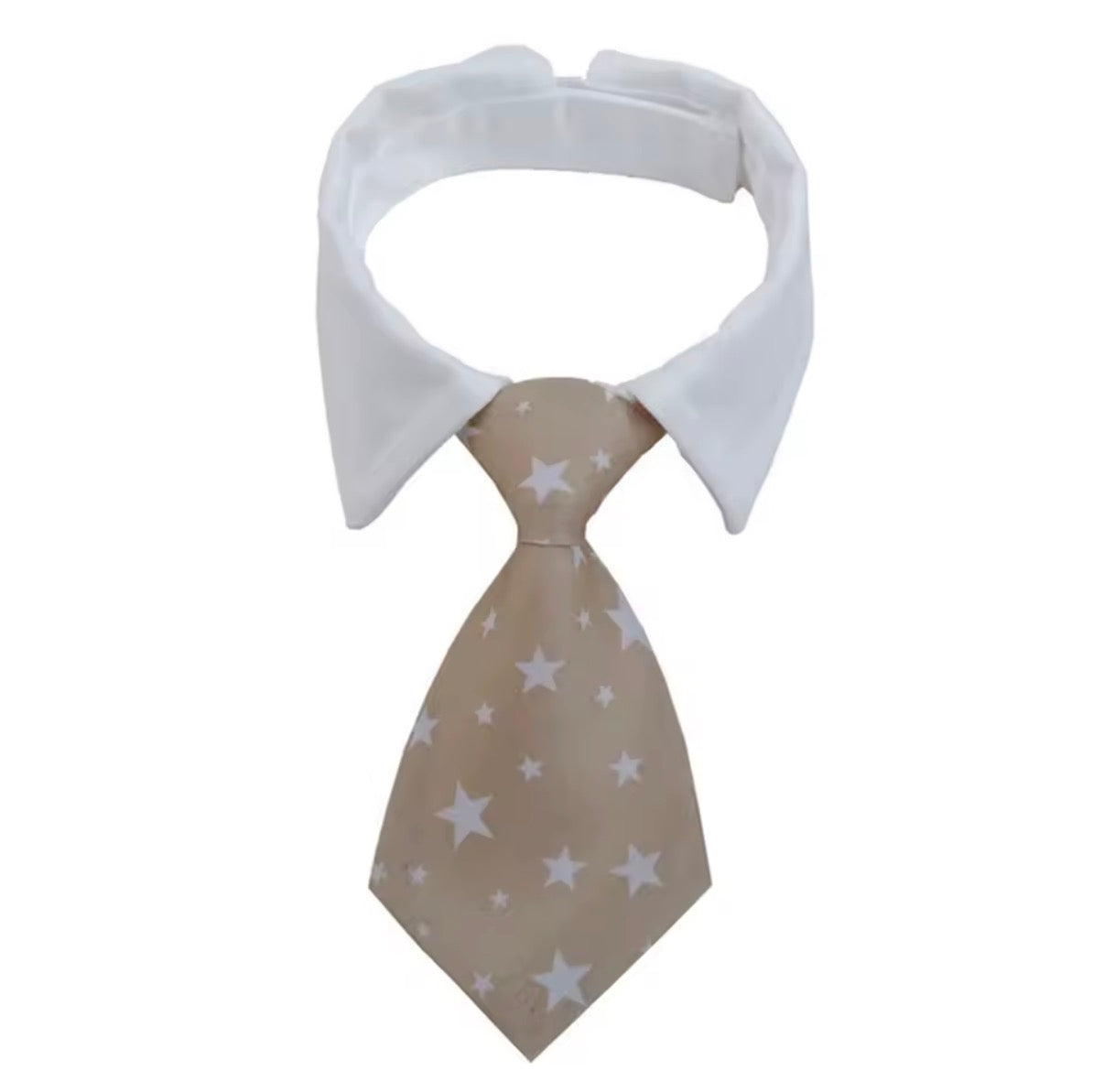 Adjustable Necktie Collar for Small Dogs - Professional Style with Safety Buckle