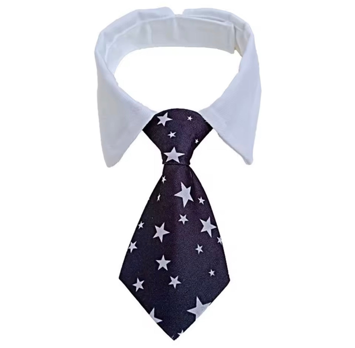 Adjustable Necktie Collar for Small Dogs - Professional Style with Safety Buckle