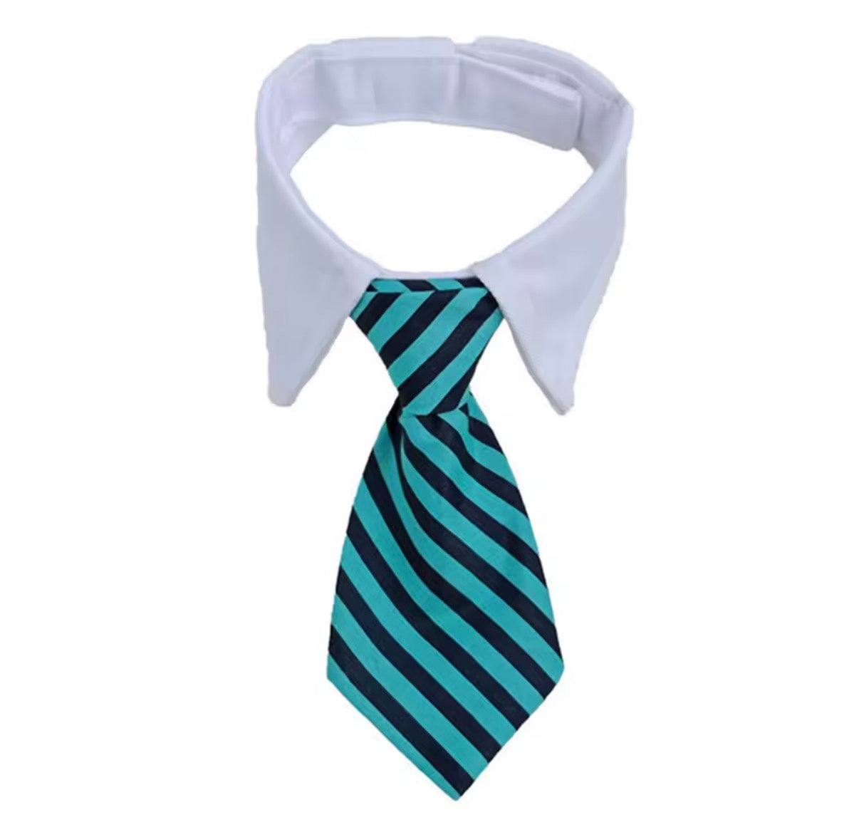 Adjustable Necktie Collar for Small Dogs - Professional Style with Safety Buckle